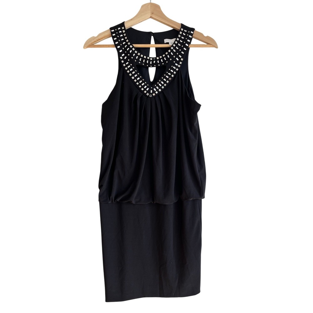 VTG Cache Black Embellished Little Black Dress Mob‎ Luxe 2.0 Whimsigoth 6